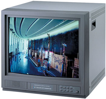 21 inch Color Hi-Res Security Monitor 
500 Lines