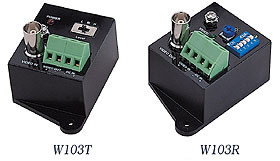 Single channel 2400 metre Twisted Pair 
TX/RX Kit with Terminals