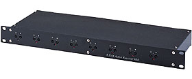 8 channel twisted pair active receiver 
in 1U rack