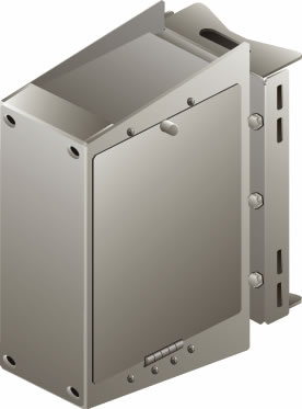 Pole thin mount bracket
