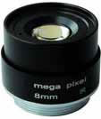 Mega Pixels Fixed Iris Lens 8mm with 1/2