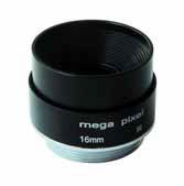 Mega Pixels Fixed Iris Lens 12mm with 1/2