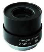 Mega Pixels Fixed Iris Lens 25mm with 1/2