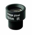 Mega Pixels Fixed Iris Lens 6mm with 1/2