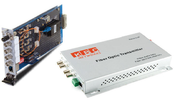 1 Channel 1 Fiber Multimode Receiver 
w/Data (PTZ)