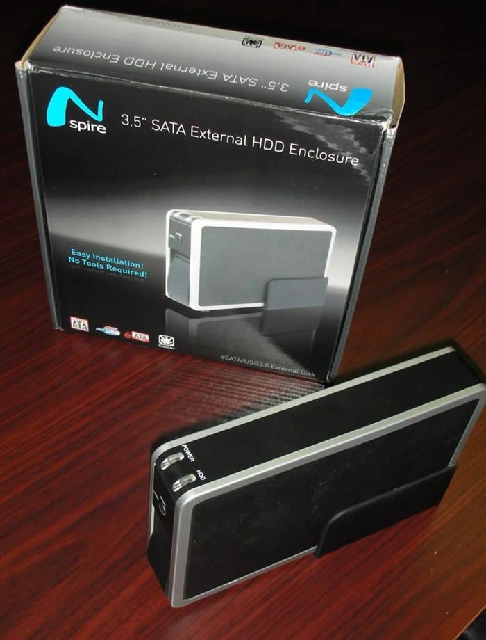 External Hard Drive USB Enclosure for 
SATA HDDs