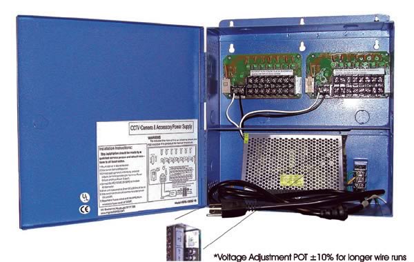 16 Port 12VDC 120/240V Input