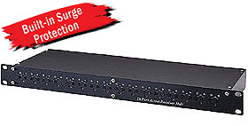 16 Port Active Receiver with Surge 
Pretection In 1U Rack Mounting Panel