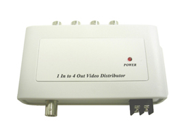 Video Distributor 1 in 4 out Gain Control