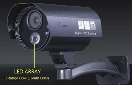Sony 540 Line Array Night Vision Camera 180 Degrees Night Vision 16mm Lens