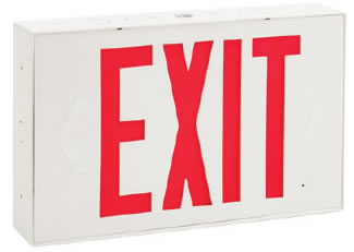 Black & White Exit Sign Hidden Camera