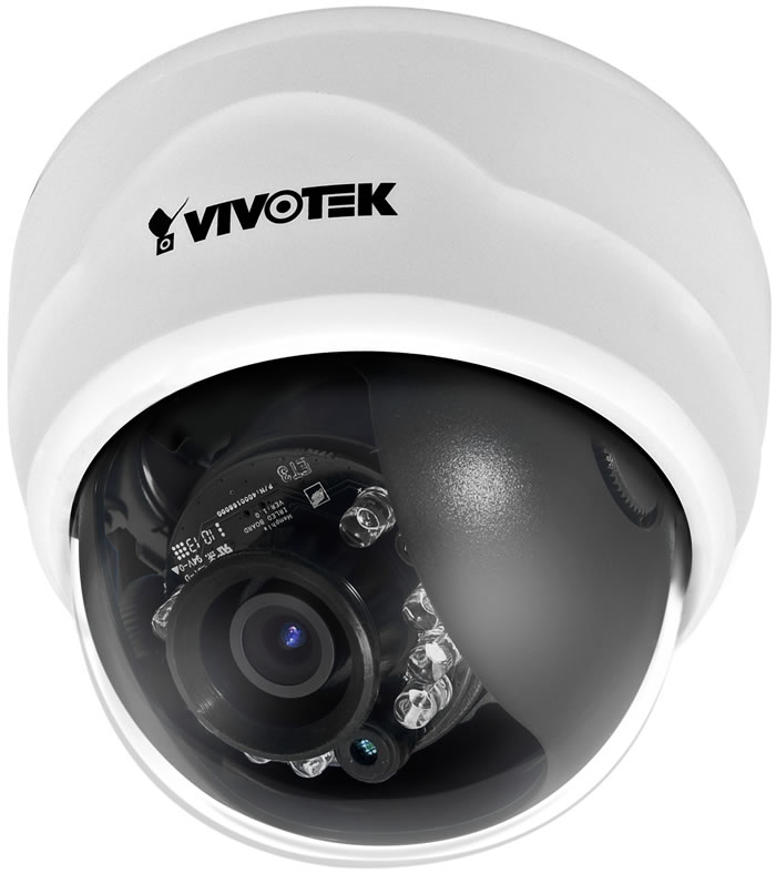 H.264 MicroSD/SDHC Card Compact Design Fixed Dome Network Camera