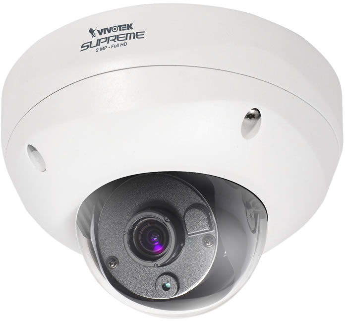 2MP Remote Focus Vandal-proof WDR Enhanced -40C to 55C Extreme Weatherproof Dome Network Camera