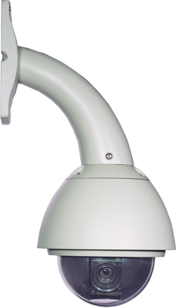 Mini High Speed Outdoor Dome Hitachi 10X Zoom 520 TV Line