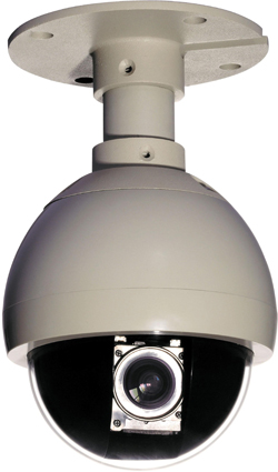 Mini High Speed Outdoor or Indoor ceiling mount Dome Hitachi 10X Zoom 520 TV Line .03 LUX