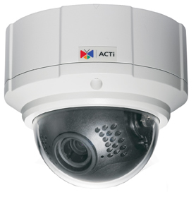 H.264 Megapixel IP IR D/N CCD Vandal Proof Outdoor PoE Fixed Dome