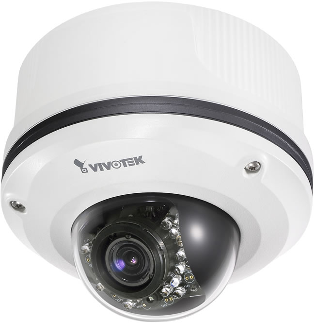 Vivotek 2 MegaPixel IP Dome Camera D&N Vandal Proof H.264