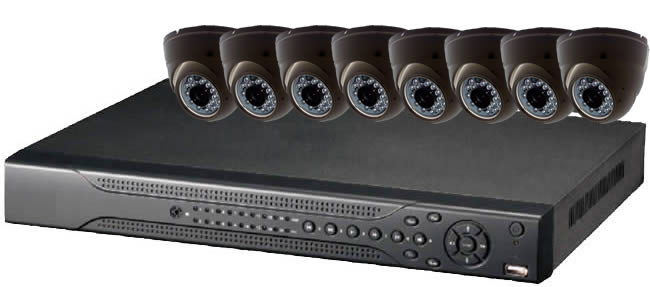 Complete 8 Ch Real Time H.264 Live Recording Kit HDMI