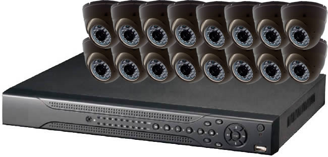 Complete 16 Ch Real Time H.264 Live Recording Kit HDMI