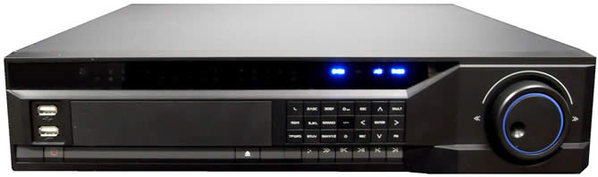 8 Ch DVR with H.264, D1 30fps, 8ch 
Audio, Spot out Milti Split Display 
VGA, HDMI, Loop Outputs, USB 2.0, 8 HD 
Bays