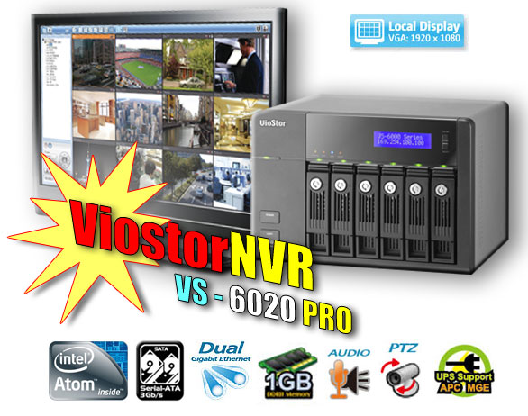 20 Channel Qnap Viostor Pro Network Video Recorder