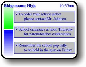 School Announcements